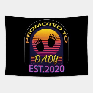 Father day promoted daddy est.2020 Tapestry