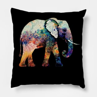 Psychedelephant Pillow