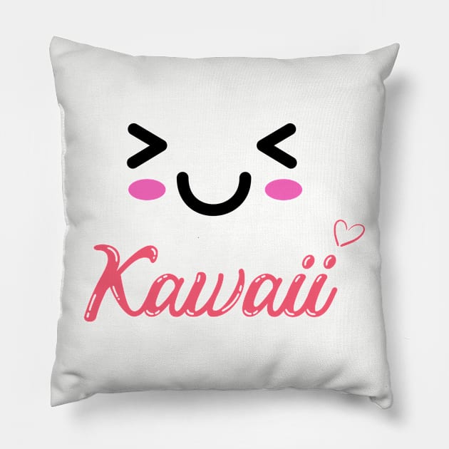 kawaii face Pillow by SYAO