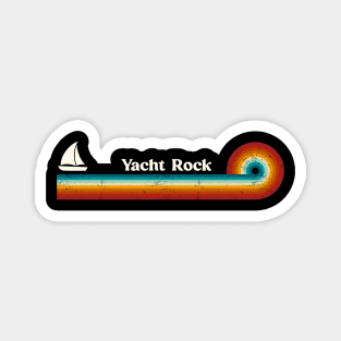 Retro Stripes Yacht Rock Great Design Magnet