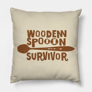 wooden spoon survivor Pillow