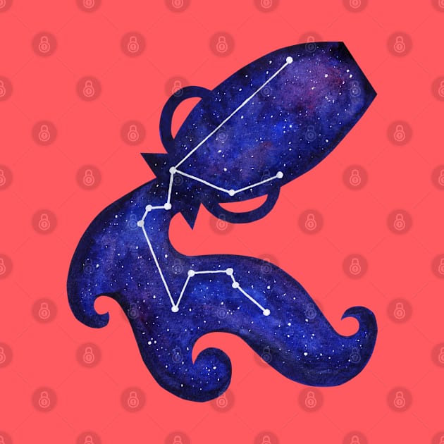 Astrological sign Aquarius constellation by Savousepate