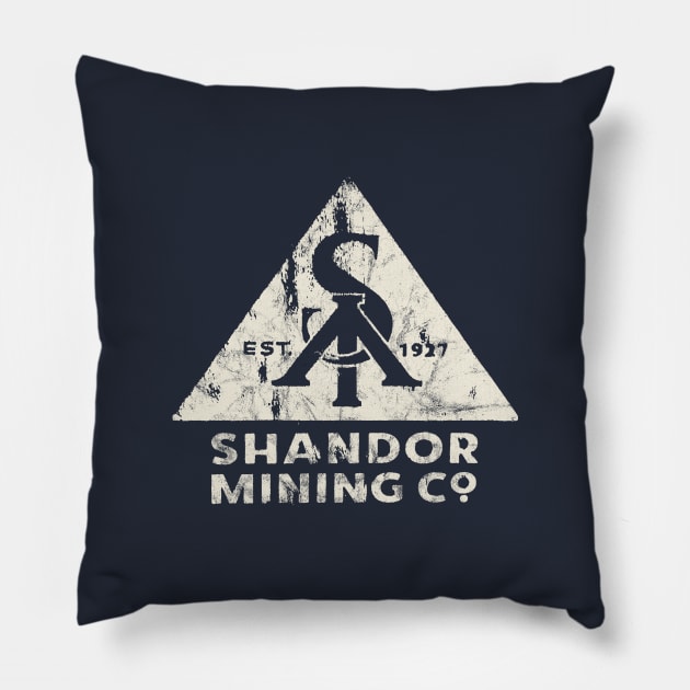 Shandor work Shirt (Cream) Pillow by BGSchoolcraft