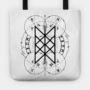 Web of Wyrd | Norse Pagan Symbol Tote