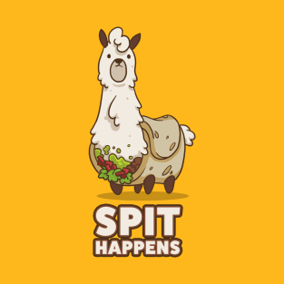 Alpaca Burrito - Spit Happens T-Shirt