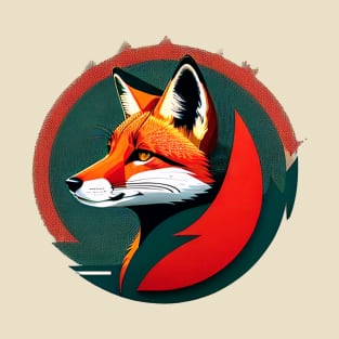 Vintage Forest Fox T-Shirt