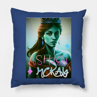 ASPW WOMEN WRESTLER ASHLEY MCKAY Pillow