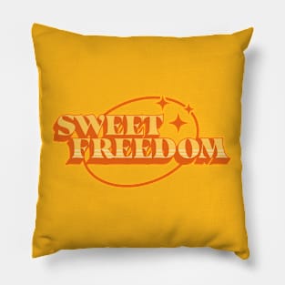 Sweet Freedom // Retro Faded Style Pillow