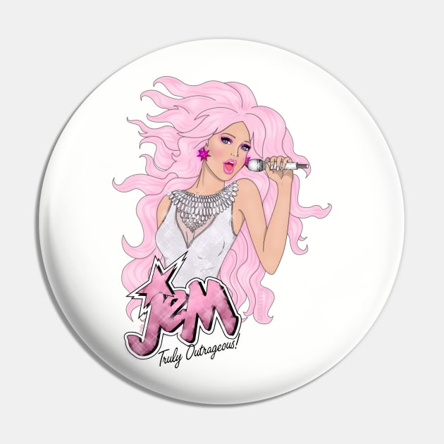 Diamond Jem by BraePrint Pin by Braeprint