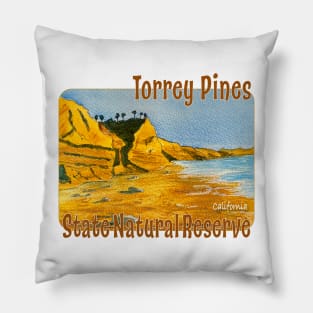 Torrey Pines State Natural Reserve, California Pillow