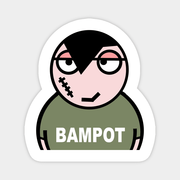 Bampot. A little crazy Magnet by Cheeky Greetings