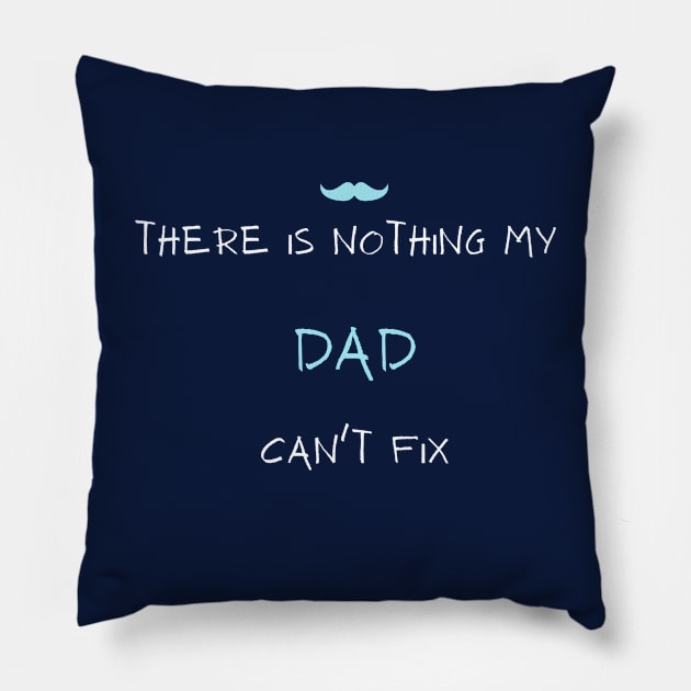 Best father's day gift, rad dad, hero, papa Pillow by Mia