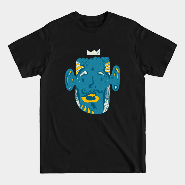 Discover Retro Wave Strange King Pierre - King - T-Shirt