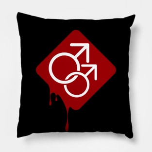Horror Queers Logo Pillow