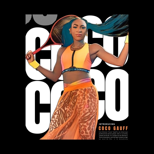 Team Cori 'Coco' Gauff Tennis Design by MikeyMeta