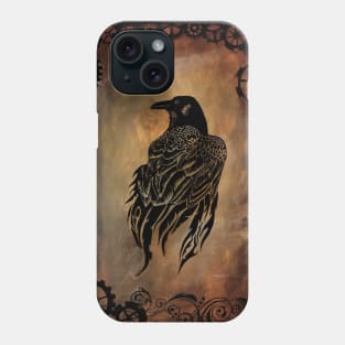 Clockwork Raven Phone Case