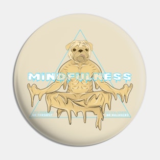 meditation pug puppy Pin