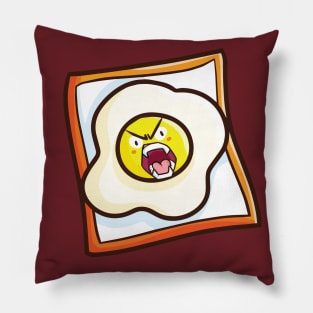 Angry Fried Egg Pillow