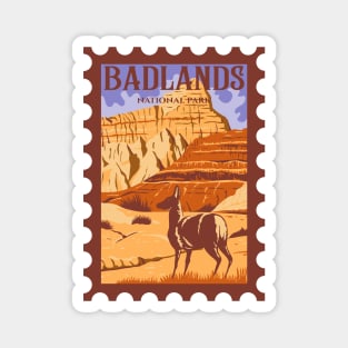 Badlands National Park Stamp Magnet