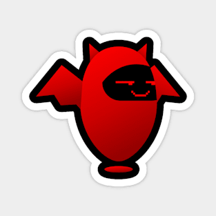 Devil EmotBot Magnet