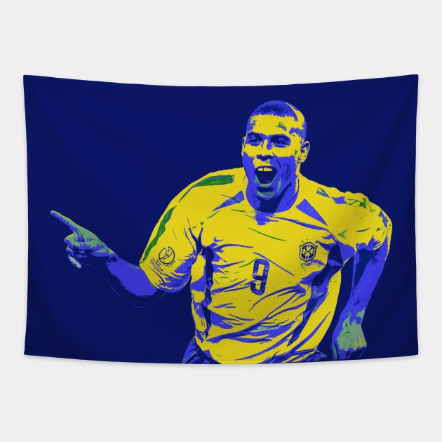 Ronaldo Brazil Tapestry by InspireSoccer