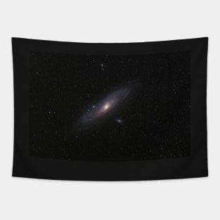 Andromeda Galaxy against starry sky Tapestry