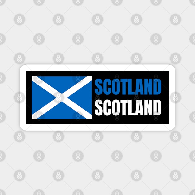 Scotland with the Scottish Flag Magnet by aybe7elf