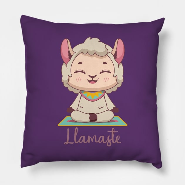 Llamaste pun Pillow by GazingNeko