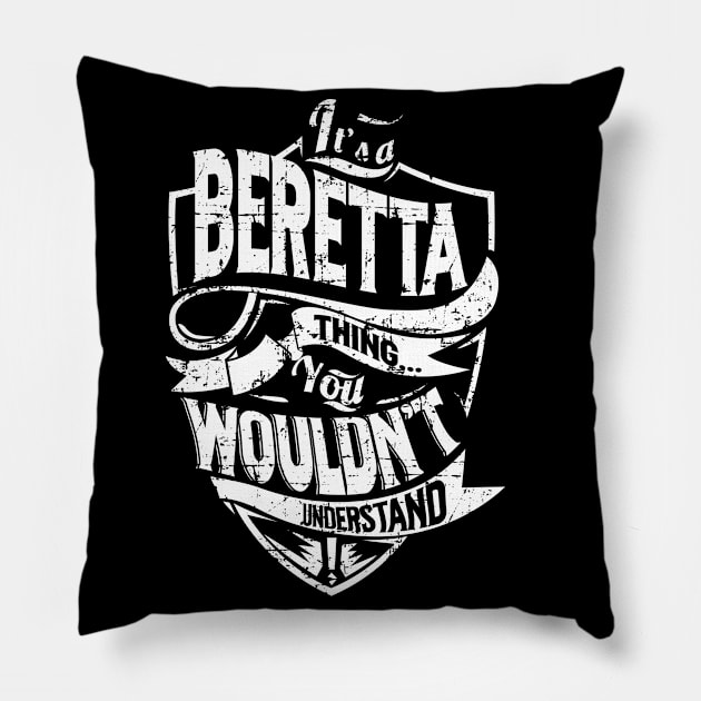 BERETTA Pillow by davidmarisa