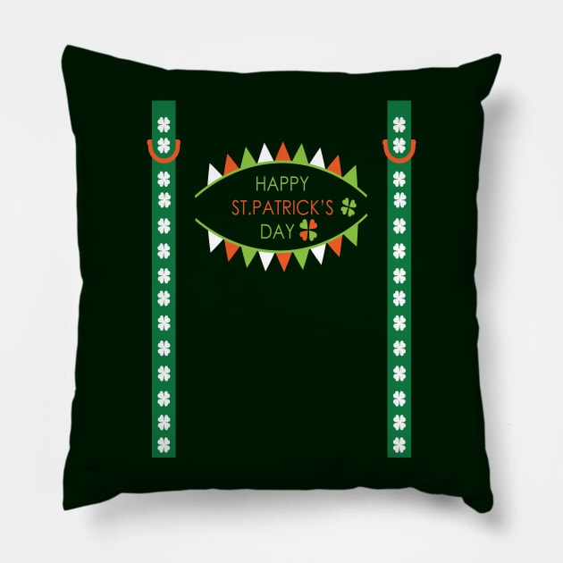 Happy st.Patrick's day Pillow by CindyS