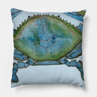 Blue Crab, Cancer Pillow