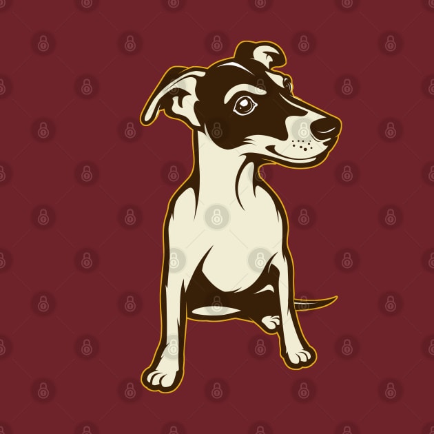 Jack Russell Terrier Dog Art by Rumble Dog Tees