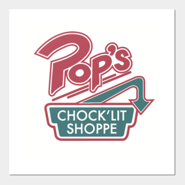 Pop S Chock Lit Shoppe Riverdale Affiche Et Impression D Art Teepublic Fr