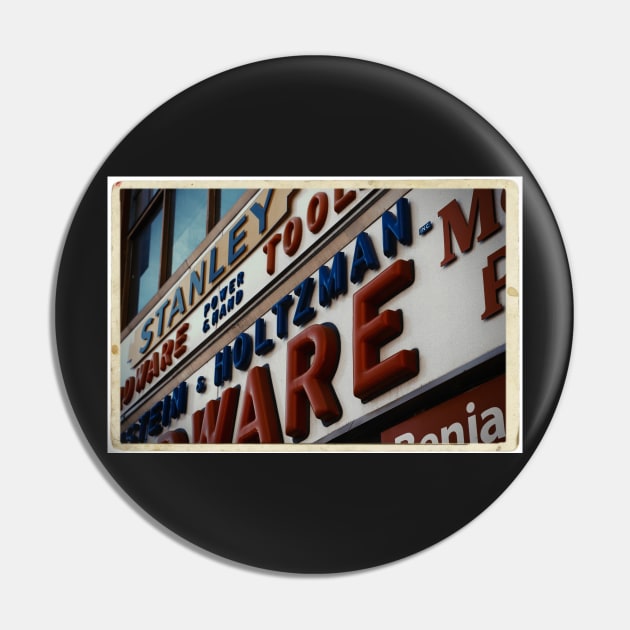 Weinstein & Holtzman Hardware - New York City Store Sign Kodachrome Postcards Pin by Reinvention