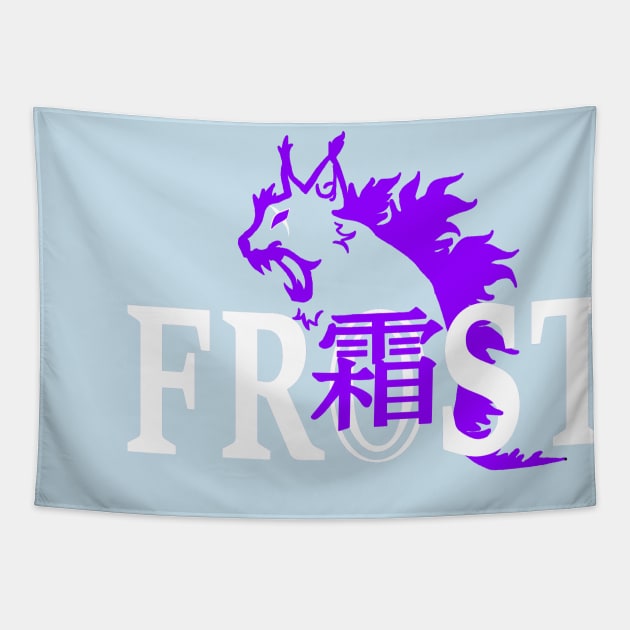 Kattzilla frost gaming merch Tapestry by A6Tz