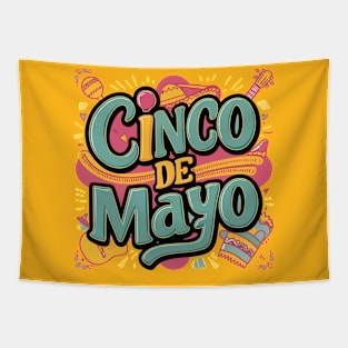 cinco de mayo day party festival t-shirt Tapestry