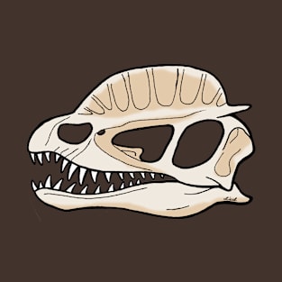 Dilophosaurus Skull T-Shirt