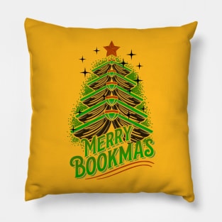 Bookish Ugly Christmas. Ugly Christmas Tree. Pillow