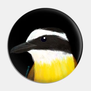 Bem Te Vi / Great Kiskadee Bird Pin