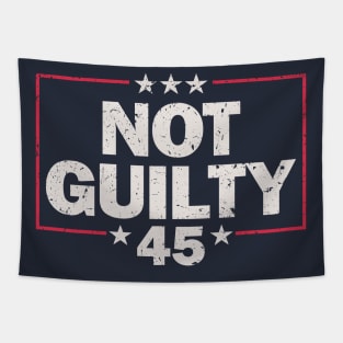 Not Guilty - Free Trump 2024 Tapestry