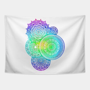 colorful mandalas Tapestry