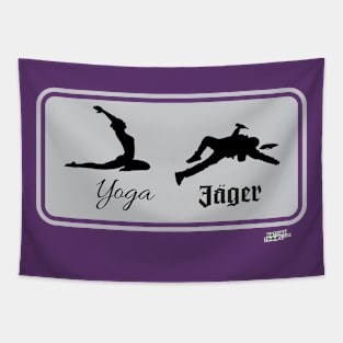 Yoga VS Jager (2) Tapestry