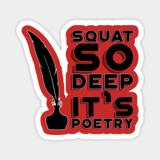 Squat Poetry Magnet