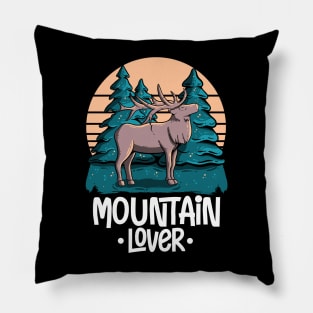 Mountain Deer Lover Pillow