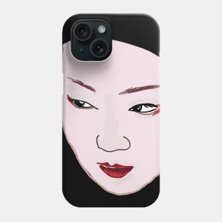 Geisha Face Phone Case