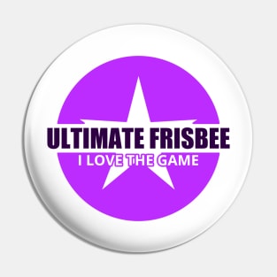 Ultimate Frisbee Flying disc Sport Game Pin