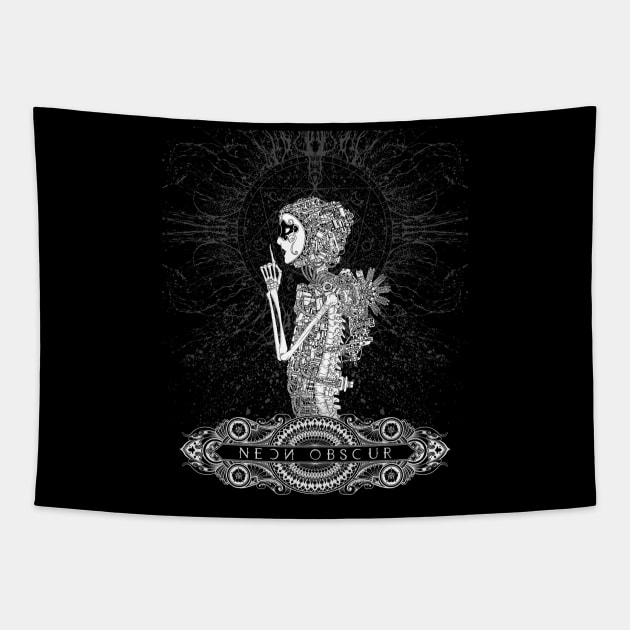 Mechanica Umbra V Tapestry by Nevan