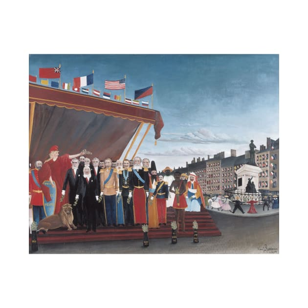 The Representatives of Foreign Powers Coming to Greet the Republic as a Sign of Peace by Henri Rousseau by Classic Art Stall