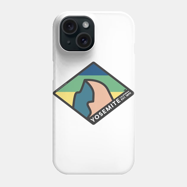 Yosemite Natiational Parkark badge Phone Case by Woohoo