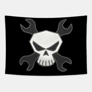 Skull & Cross-Wrenches Tapestry